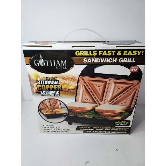 gotham steel dual electric sandwich maker